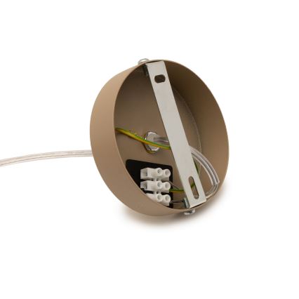 Brilagi - Cablu de alimentare PARTY 1xE27/60W/230V, Ø 10 cm, bej