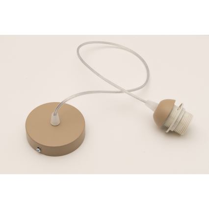 Brilagi - Cablu de alimentare PARTY 1xE27/60W/230V, Ø 10 cm, bej