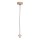 Brilagi - Cablu de alimentare PARTY 1xE27/60W/230V, Ø 10 cm, stejar
