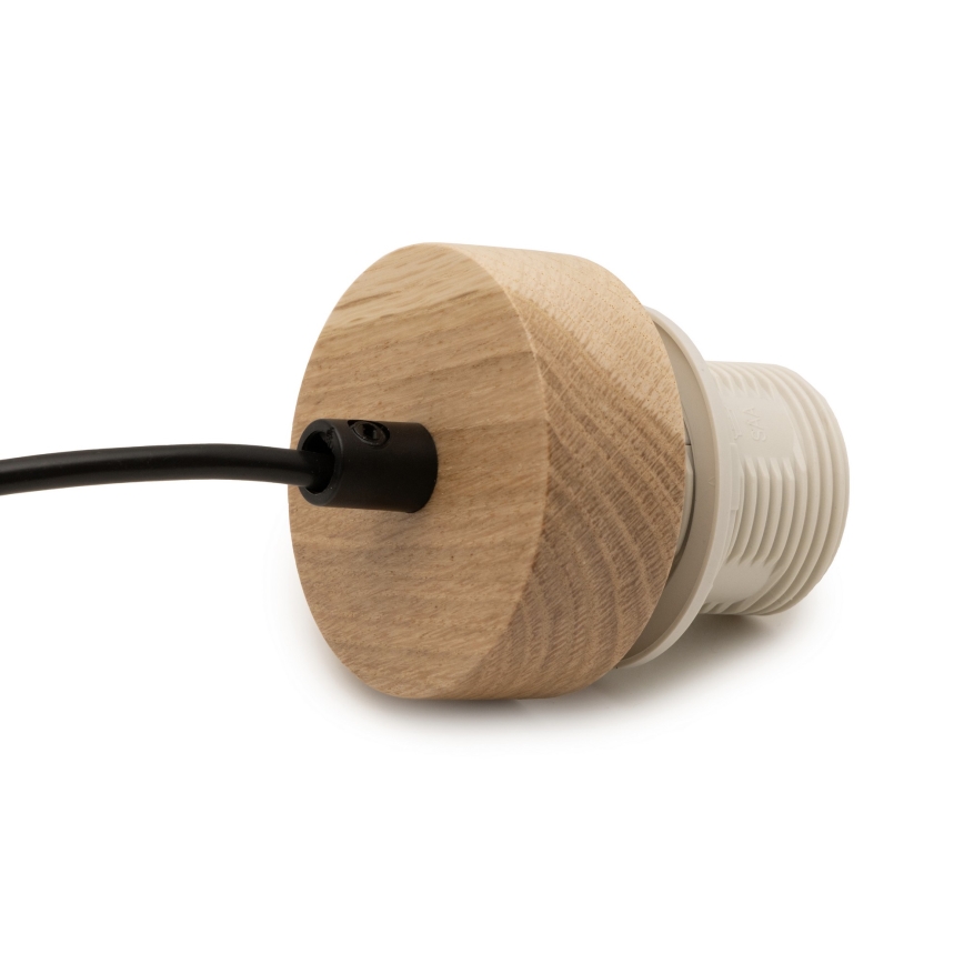 Brilagi - Cablu de alimentare PARTY 1xE27/60W/230V, Ø 10 cm, stejar