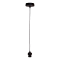 Brilagi - Cablu de alimentare PARTY, soclu 1xE27, 60W/230V, diametru 10 cm, negru
