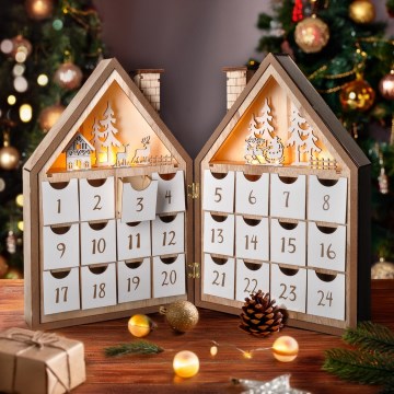 BRILAGI - calendar de Advent cu LED/2xAAA