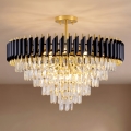 BRILAGI - Candelabru aplicat ECLIPSE 12xE14/10W/230V Ø 78 cm auriu/negru