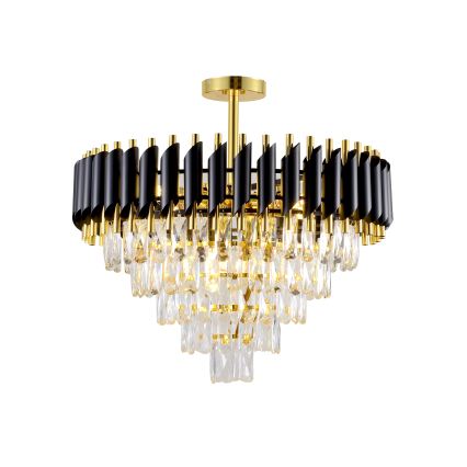 BRILAGI - Candelabru aplicat ECLIPSE 9xE14/10W/230V Ø 58 cm auriu/negru