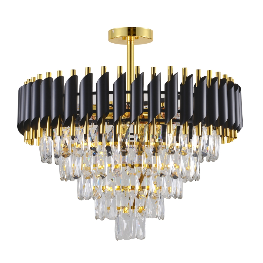 BRILAGI - Candelabru aplicat ECLIPSE 9xE14/10W/230V Ø 58 cm auriu/negru