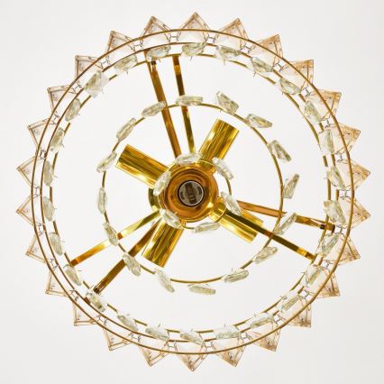 Brilagi - Candelabru CRISTAL cu lanț, 5xE14/40W/230V, diam. 38 cm