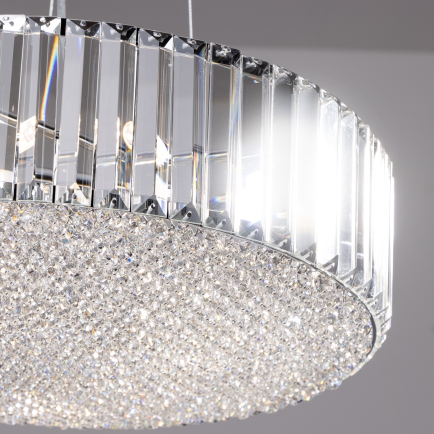 Brilagi - Candelabru cu cristale LED suspendat pe cablu GLAMOUR 5xG9/42W/230V