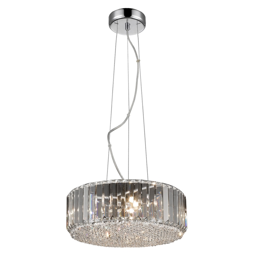 Brilagi - Candelabru cu cristale LED suspendat pe cablu GLAMOUR 5xG9/42W/230V