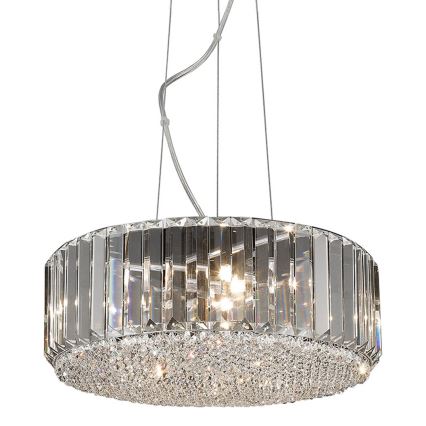Brilagi - Candelabru cu cristale LED suspendat pe cablu GLAMOUR 5xG9/42W/230V