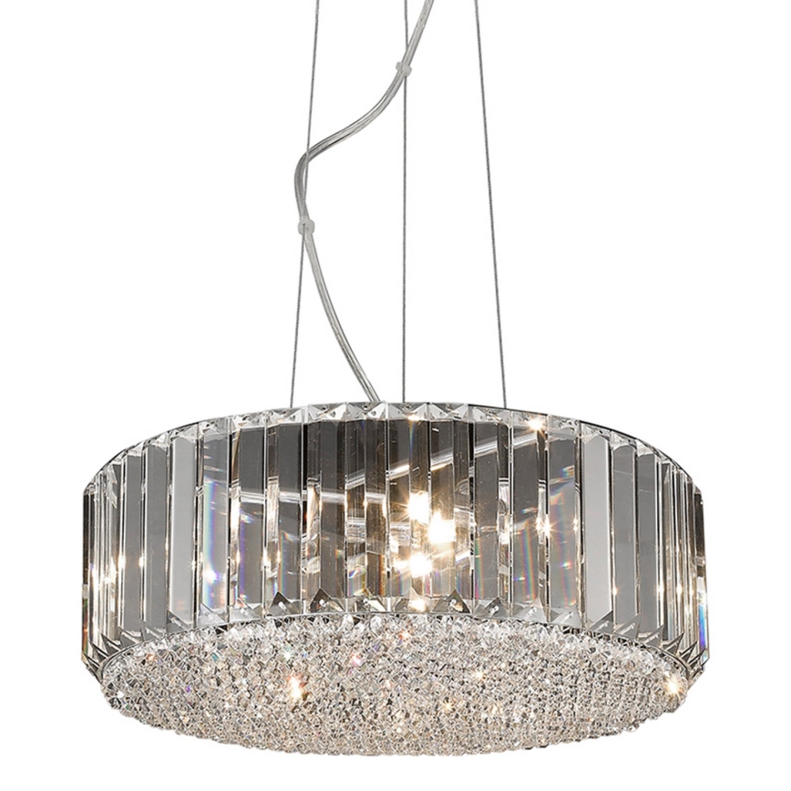 Brilagi - Candelabru cu cristale LED suspendat pe cablu GLAMOUR 5xG9/42W/230V