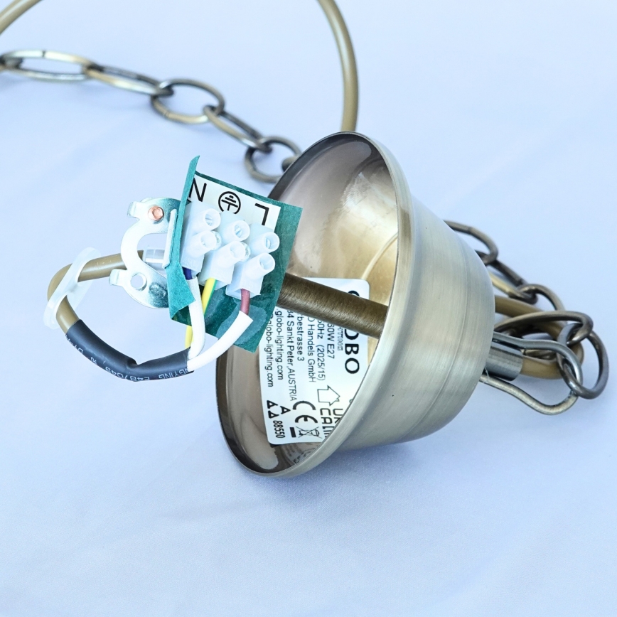 Brilagi - Candelabru cu lanț NOSTALGIA 1xE27/60W/230V