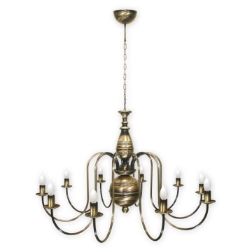 Brilagi - Candelabru cu lanț OPERA MAX 10xE14/60W/230V alamă