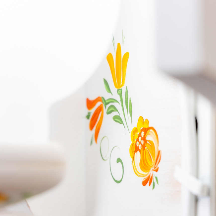 Brilagi - Candelabru cu lanț QUEEN 4xE14/40W/230V fag/crem