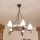 Brilagi - Candelabru cu lanț ROATA 5xE14/40W/230V, stejar