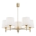 Brilagi - Candelabru cu tijă MONTE 5xE27/60W/230V crem/auriu