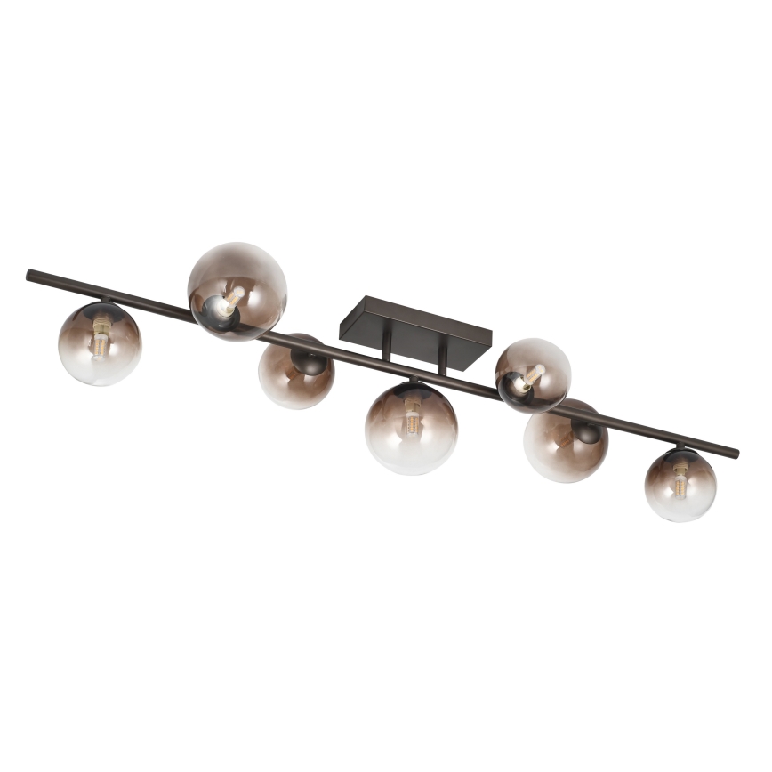 Brilagi - Candelabru LED aplicat MILLA 7xG9/3W/230V maro/maro fumuriu