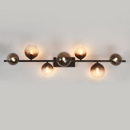 Brilagi - Candelabru LED aplicat MILLA 7xG9/3W/230V maro/maro fumuriu