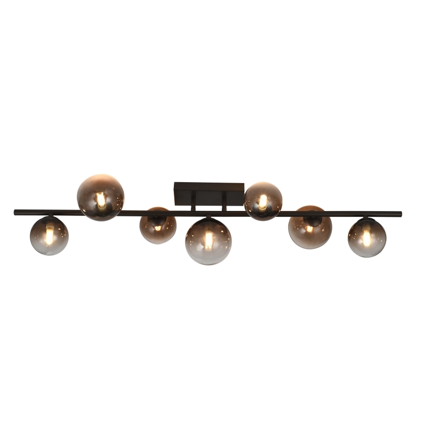 Brilagi - Candelabru LED aplicat MILLA 7xG9/3W/230V maro/maro fumuriu
