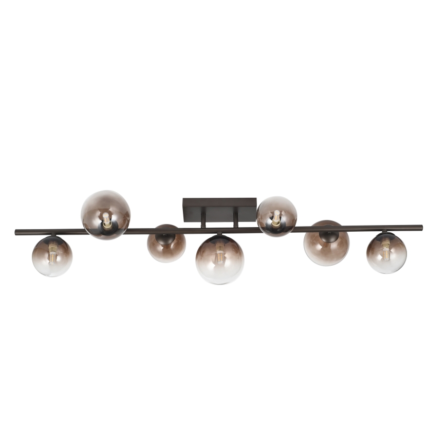 Brilagi - Candelabru LED aplicat MILLA 7xG9/3W/230V maro/maro fumuriu