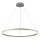 Brilagi - Candelabru LED dimabil suspendat pe cablu CIRCLE LED/55W/230V 3000-6500K diam. 80 cm argintiu + telecomandă