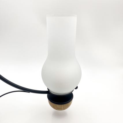 Brilagi - Candelabru LED pe lanț COTTAGE 3xE14/40W/230V stejar/negru/alb