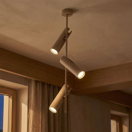Brilagi - Lustru LED RGBW reglabil pe tijă BRANCH 3xGU10/6,5W/230V 2700-6500K bej