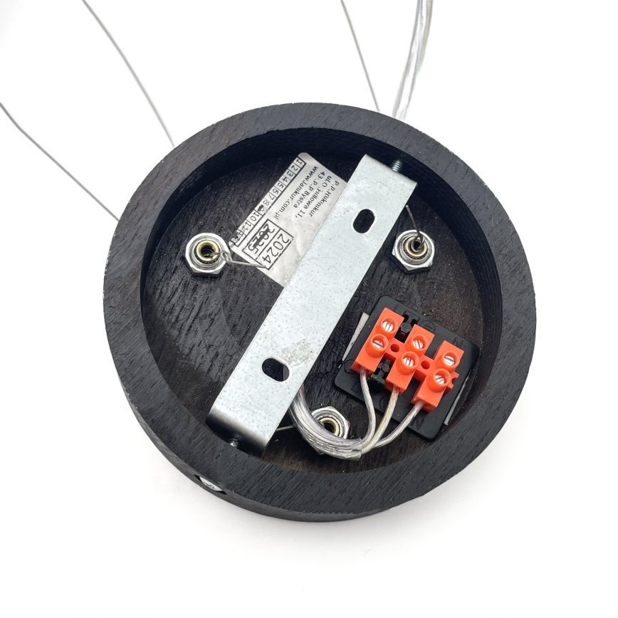 Brilagi - Candelabru LED suspendat CARVALHO SMOKEY, 3xE27/60W/230V, stejar, Ø 47,5 cm