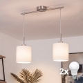 Brilagi - Candelabru LED suspendat pe cablu NUBILA 2xE27/60W/230V alb