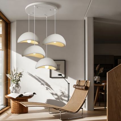 BRILAGI - Candelabru pe cablu WABI SABI 4xE27/60W/230V alb