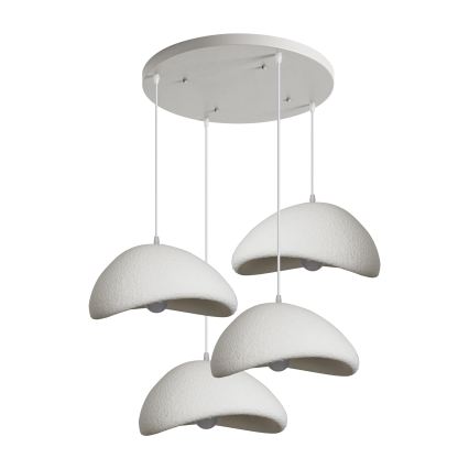 BRILAGI - Candelabru pe cablu WABI SABI 4xE27/60W/230V alb