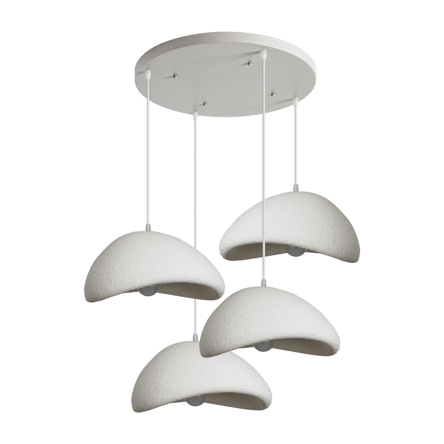 BRILAGI - Candelabru pe cablu WABI SABI 4xE27/60W/230V alb