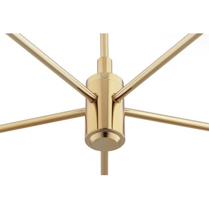 Brilagi - Candelabru pe tijă MONTE, 5xE27/60W/230V, albastru/auriu
