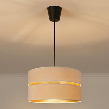 Brilagi - Candelabru suspendat cu cablu DUO-DUO 1xE27/60W/230V Ø 40 cm crem/auriu