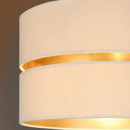 Brilagi - Candelabru suspendat cu cablu DUO-DUO 1xE27/60W/230V Ø 40 cm crem/auriu