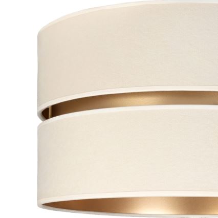 Brilagi - Candelabru suspendat cu cablu DUO-DUO 1xE27/60W/230V Ø 40 cm crem/auriu