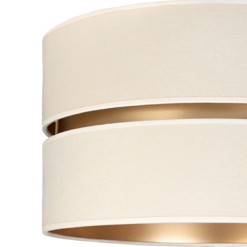 Brilagi - Candelabru suspendat cu cablu DUO-DUO 1xE27/60W/230V Ø 40 cm crem/auriu