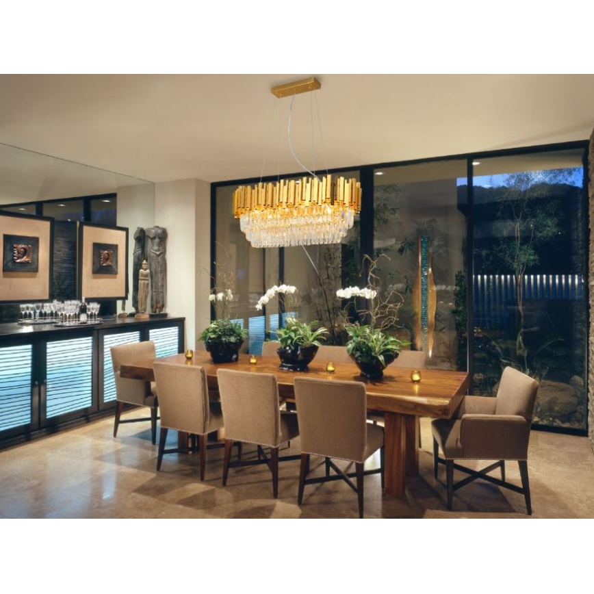 Brilagi - Candelabru suspendat cu cablu PLAZA 10xE14/40W/230V