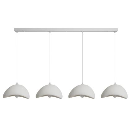 BRILAGI - Candelabru suspendat cu cablu WABI SABI 4xE27/60W/230V alb