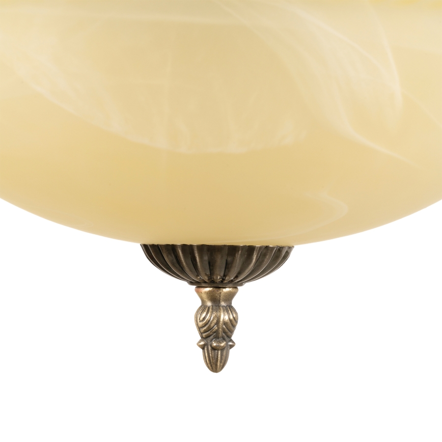 BRILAGI - Candelabru suspendat cu lanț DAHLIA 9xE27/40W/230V Ø 74 cm alamă