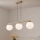 Brilagi - Candelabru suspendat pe cablu MILO ECRU 3xE27/60W/230V bej/auriu