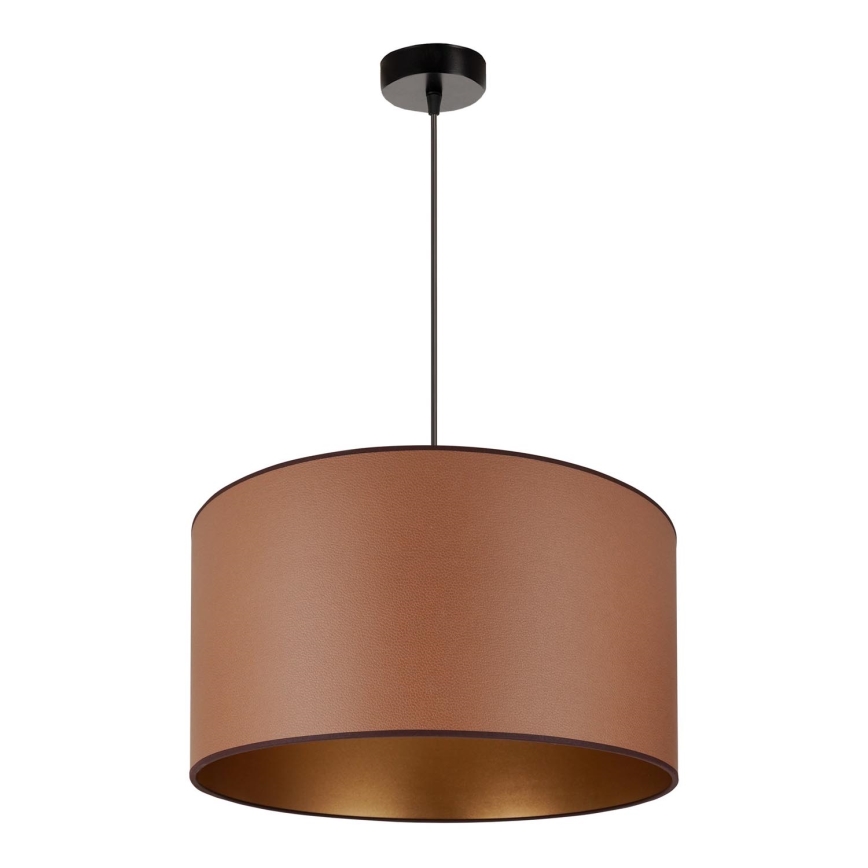 Brilagi - Candelabru suspendat pe cablu OREGON ROLLER VEGE 1xE27/15W/230V diametru 45 cm maro