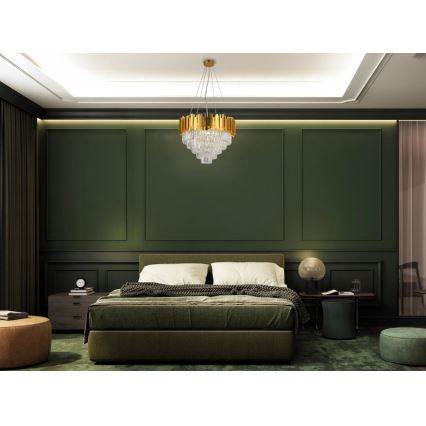 Brilagi - Candelabru suspendat pe cablu PLAZA, 9xE14/40W/230V