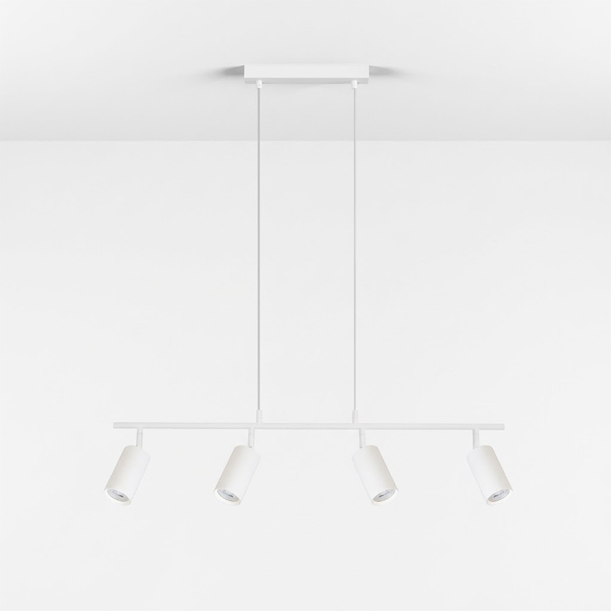 Brilagi - Candelabru suspendat pe cablu SELE 4xGU10/30W/230V, alb