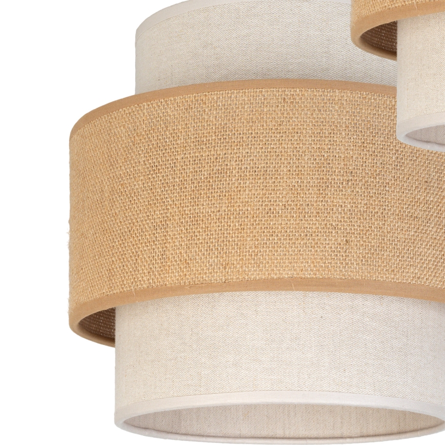 Brilagi - Candelabru suspendat pe cablu SPACE, 3xE27/60W/230V, Ø 40 cm, bej/crem