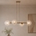 Brilagi - Candelabru suspendat pe cablu STELLA 4xE27/60W/230V bej/auriu