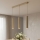 Brilagi - candelabru suspendat pe cablu, TUBE 3xGU10/15W/230V, bej/auriu