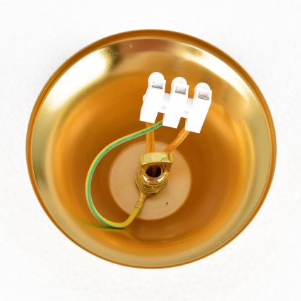 Brilagi - Candelabru suspendat pe lanț ECLIPSE 5xE14/10W/230V Ø 38 cm negru/auriu