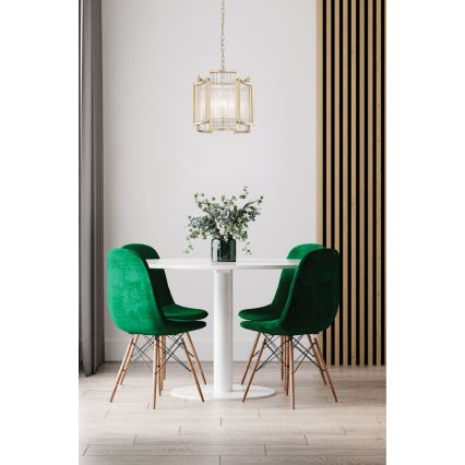 Brilagi - Candelabru suspendat pe lanț RAMOS 3xE14/60W/230V auriu