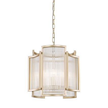 Brilagi - Candelabru suspendat pe lanț RAMOS 3xE14/60W/230V auriu