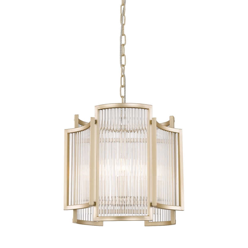 Brilagi - Candelabru suspendat pe lanț RAMOS 3xE14/60W/230V auriu